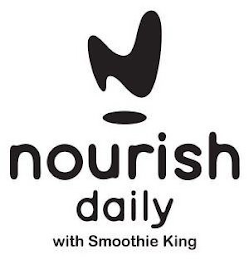 N NOURISH DAILY WITH SMOOTHIE KING logo