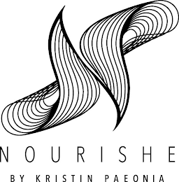 N NOURISHE BY KRISTIN PAEONIA logo