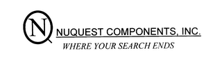 N. NUQUEST COMPONENTS, INC. WHERE YOURSEARCH ENDS logo