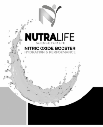 N NUTRALIFE SCIENCE FOR LIFE NITRIC OXIDE BOOSTER HYDRATION & PERFORMANCE logo