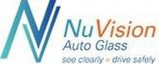N NUVISION AUTO GLASS SEE CLEARLY DRIVE SAFELY logo