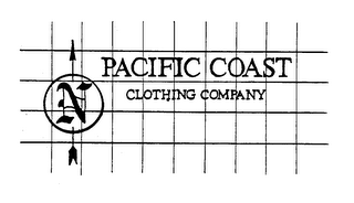 N PACIFIC COAST CLOTHING COMPANY logo