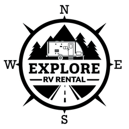N S E W EXPLORE RV RENTAL logo