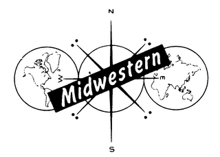 N S E W MIDWESTERN logo