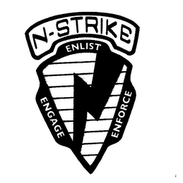N-STRIKE ENGAGE ENLIST ENFORCE logo