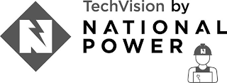 N TECHVISION BY NATIONAL POWER N logo