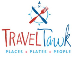 N TRAVELTAWK PLACES + PLATES + PEOPLE logo