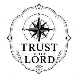 N W E TRUST IN THE LORD logo