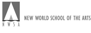 N W S A  NEW WORLD SCHOOL OF THE ARTS logo