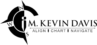 N W S M. KEVIN DAVIS ALIGN CHART NAVIGATE logo