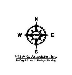 N W VMW E S VMW & ASSOCIATES, INC. STAFFING SOLUTIONS & STRATEGIC PLANNING logo