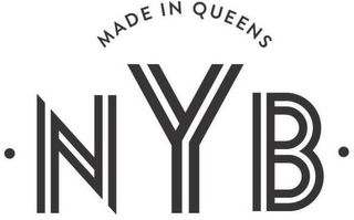 N Y B, MADE IN QUEENS logo