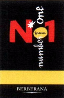 N°1 NUMBER ONE SPAIN BERBERANA logo