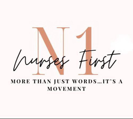 N1 NURSES FIRST MORE THAN JUST WORDS... IT'S A MOVEMENT logo