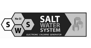 NA CL S W S SALT WATER SYSTEM ELECTRONIC CHLORINE GENERATOR logo