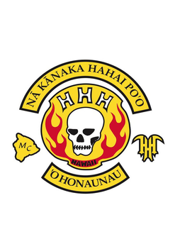 NA KANAKA HAHAI PO'O 'O HONAUNAU HHH HAWAII MC logo