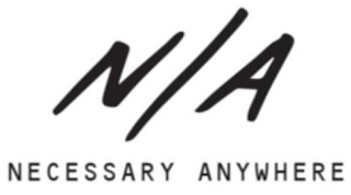 N/A NECESSARY ANYWHERE logo
