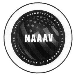 NAAAV NATIONAL ASSOCIATION FOR THE ADVANCEMENT OF AMERICAN VALUES logo