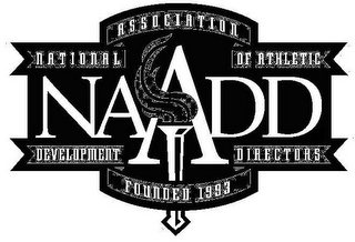 NAADD NATIONAL ASSOCIATION OF ATHLETIC DEVELOPMENT DIRECTORS FOUNDED 1993 logo