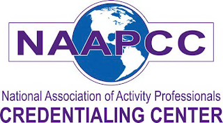NAAPCC NATIONAL ASSOCIATION OF ACTIVITYPROFESSIONALS CREDENTIALING CENTER logo
