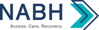 NABH ACCESS. CARE. RECOVERY. logo