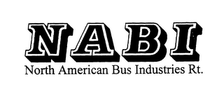 NABI NORTH AMERICAN BUS INDUSTRIES RT. logo