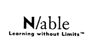 N/ABLE LEARNING WITHOUT LIMITS logo