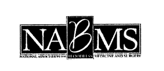 NABMS NATIONAL ASSOCIATION BLOODLESS MEDICINE AND SURGERY logo