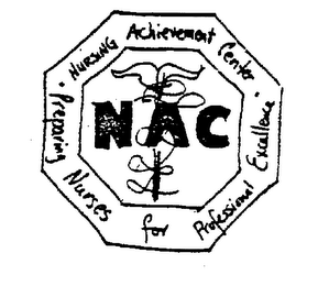 NAC NURSING ACHIEVEMENT CENTER PREPARING NURSES FOR PROFESSIONAL EXCELLENCE logo