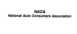 NACA NATIONAL AUTO CONSUMERS ASSOCIATION logo