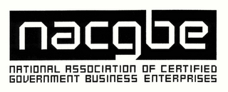 NACGBE NATIONAL ASSOCIATION OF CERTIFIED GOVERNMENT BUSINESS ENTERPRISES logo