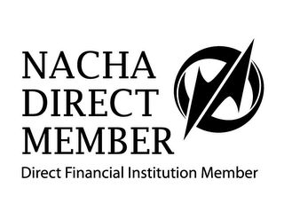 NACHA DIRECT MEMBER DIRECT FINANCIAL INSTITUTION MEMBER logo