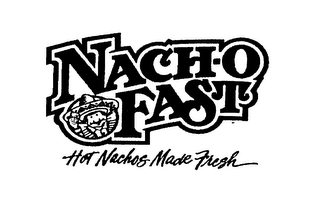 NACHO FAST HOT NACHOS MADE FRESH logo