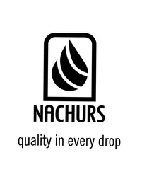 NACHURS QUALITY IN EVERY DROP logo