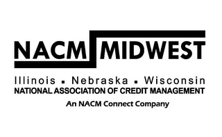 NACM MIDWEST ILLINOIS · NEBRASKA · WISCONSIN NATIONAL ASSOCIATION OF CREDIT MANAGEMENT AN NACM CONNECT COMPANY logo