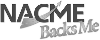 NACME BACKS ME logo