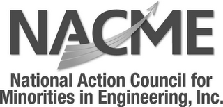 NACME NATIONAL ACTION COUNCIL FOR MINORITIES IN ENGINEERING, INC. logo