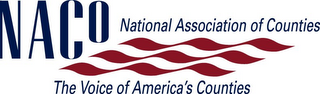 NACO NATIONAL ASSOCIATION OF COUNTIES THE VOICE OF AMERICA'S COUNTIES logo
