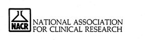 NACR NATIONAL ASSOCIATION FOR CLINICAL RESEARCH logo