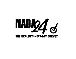 NADA 24 THE DEALER'S NEXT-DAY SURVEY logo