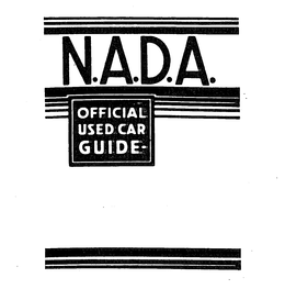 N.A.D.A. OFFICIAL USED CAR GUIDE logo