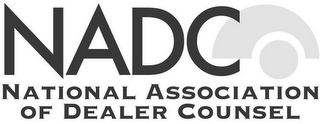 NADC NATIONAL ASSOCIATION OF DEALER COUNSEL logo