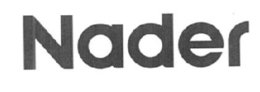 NADER logo