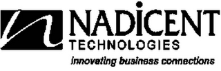 NADICENT TECHNOLOGIES INNOVATING BUSINESS CONNECTIONS logo