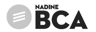 NADINE BCA logo