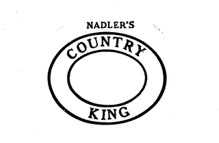 NADLER'S COUNTRY KING logo
