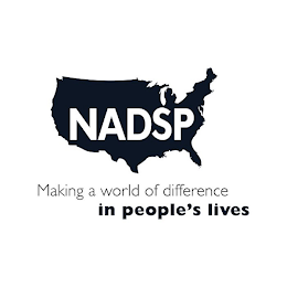 NADSP MAKING A WORLD OF DIFFERENCE IN PEOPLE'S LIVES logo