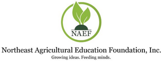 NAEF NORTHEAST AGRICULTURAL EDUCATION FOUNDATION, INC. GROWING IDEAS. FEEDING MINDS. logo