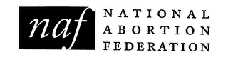 NAF NATIONAL ABORTION FEDERATION logo