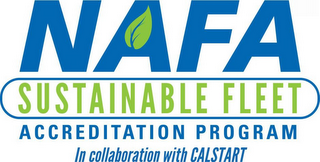 NAFA SUSTAINABLE FLEET ACCREDITATION PROGRAM IN COLLABORATION WITH CALSTART logo
